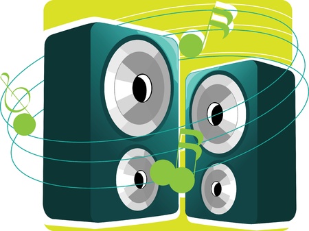 speaker	のイラスト素材