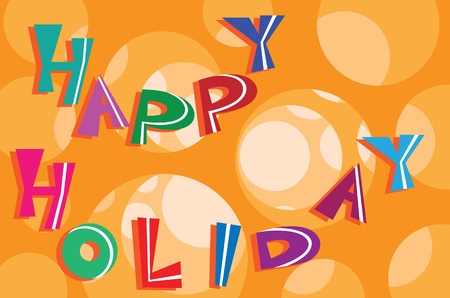 Happy holiday	のイラスト素材