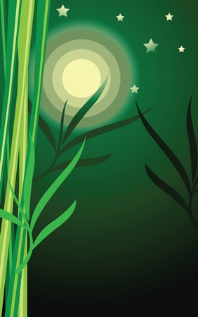 Bamboo tree	のイラスト素材