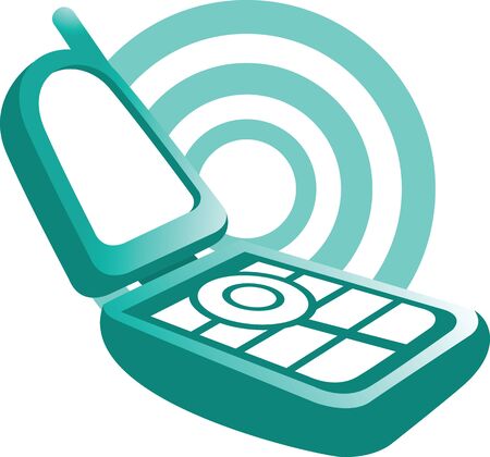 Mobile phone	のイラスト素材