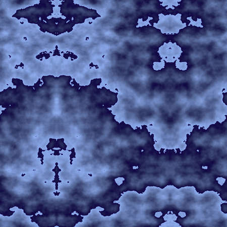 Seamless abstract pattern in blue and black tonesの写真素材