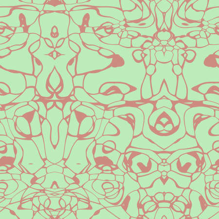 Seamless abstract pattern in yellow and red tonesの写真素材