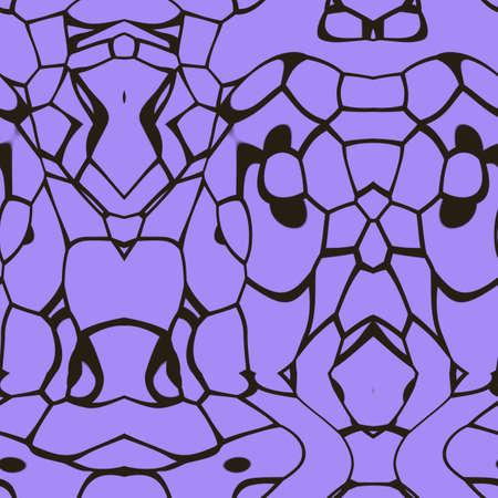 Seamless abstract pattern in purple and black tonesの写真素材