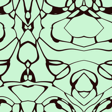 Seamless abstract pattern in olive and black tonesの写真素材
