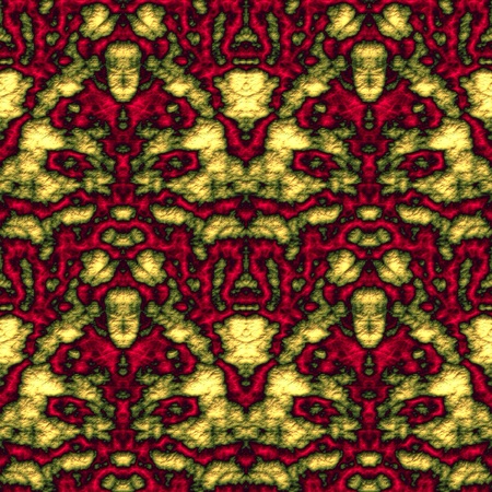 Seamless abstract pattern in yellow and red tonesの写真素材