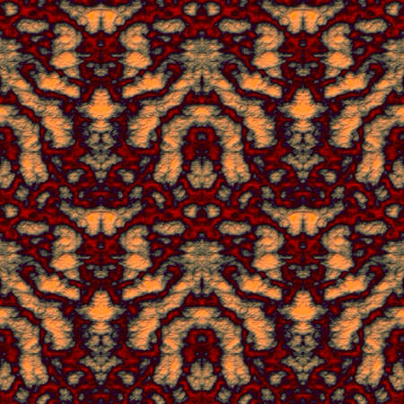 Seamless abstract pattern in red and orange tones