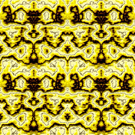 Seamless abstract pattern in black and yellow tones
