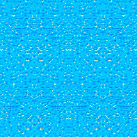 Seamless abstract pattern in beige and blue tones