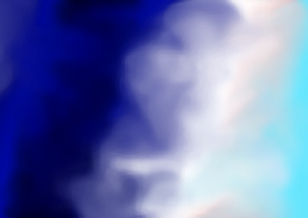 Abstract backdrop in blue and white tones in watercolor painting style, colorful background for ...