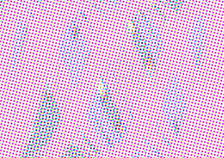 Abstract backdrop in bright multicolor tones in newspaper style with dots, colorful background for ...