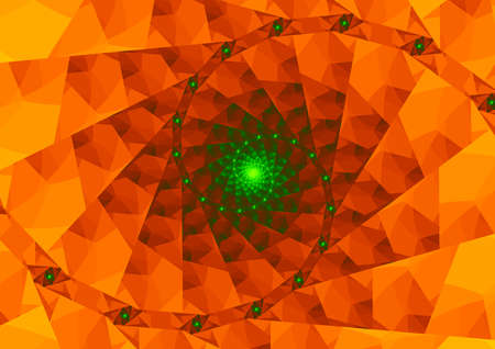 Abstract backdrop in green and orange tones in grunge style, colorful background for  posters, website, interior design, stickers, 
greeting cards, advertisingの写真素材