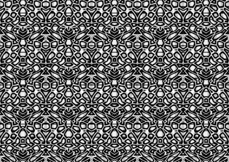 Abstract halftone backdrop in white and black tones in grunge style, monochrome background for...