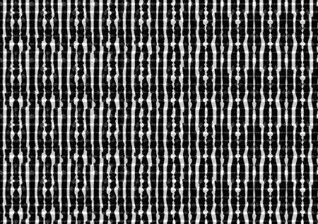 Abstract halftone backdrop in white and black tones in newsprint printing style with lines,...