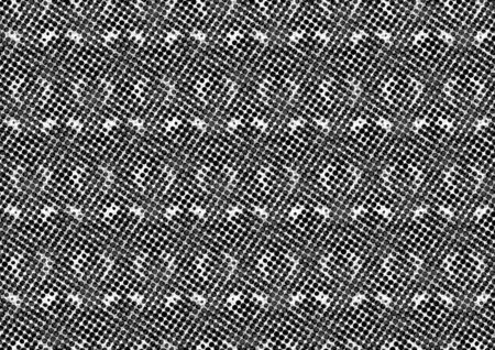 Abstract halftone backdrop in white and black tones in newsprint printing style with dots,...