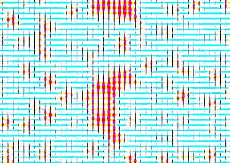 Abstract colored backdrop in newsprint printing style with lines, bright background for greeting...