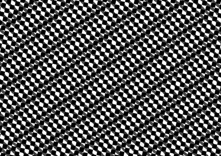 Vector illustration, abstract halftone backdrop in white and black tones in pop art style,...