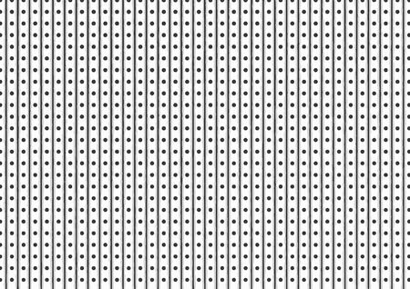 Vector illustration, abstract halftone backdrop in white and black tones in pop art style, monochrome background for business card, website, interior design, labels and stickers.のイラスト素材