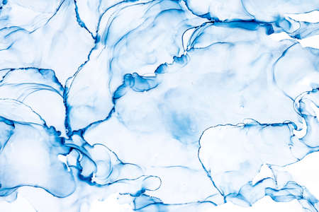 Abstract color background, hand drawn alcohol painting, liquid ink technique