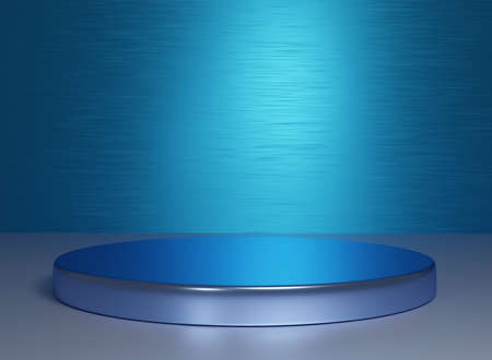 Scene with podium for mock up presentation in minimalism style with copy space, 3d render abstract background designの写真素材