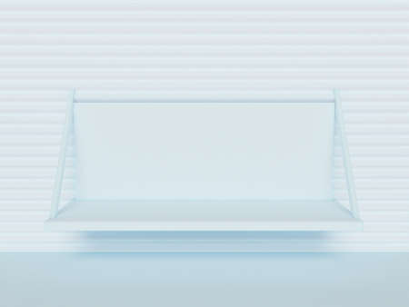 Scene with podium for mock up presentation in minimalism style with copy space, 3d render abstract background designの写真素材