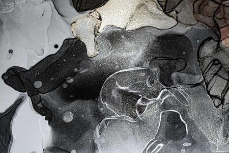 Abstract color background, hand drawn alcohol painting, liquid ink technique