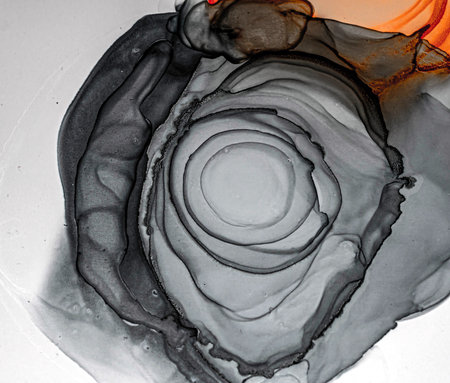 Abstract color background, hand drawn alcohol painting, liquid ink techniqueの写真素材