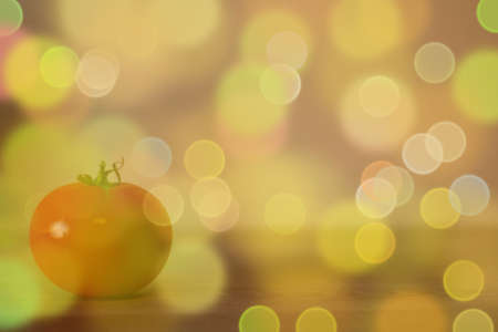 Soft warm nature spring natural background with pronounced bokeh and blurの写真素材