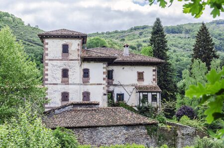 Ancient house inside the mountain of Spain.のeditorial素材
