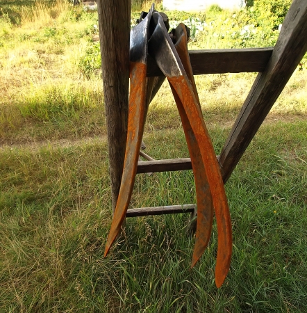 three scythesの写真素材