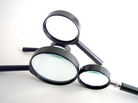 acrobat magnifying glassesの写真素材