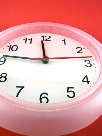 white wall clock