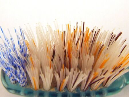 close up of toothbrushの写真素材