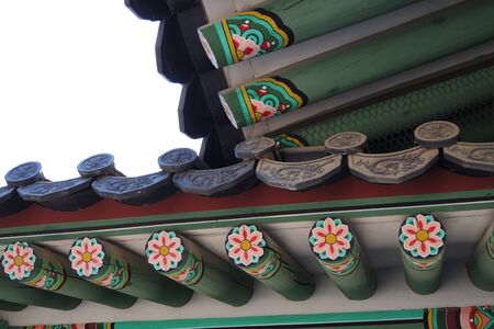 Korea palace decorative motif.のeditorial素材
