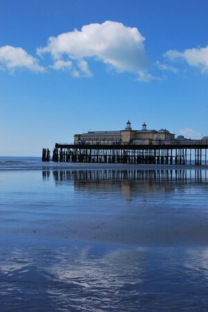 Hastings Pier on England's south coast.の写真素材