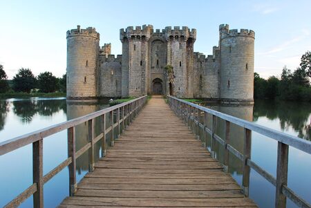 Bodiam Castle in East Sussexのeditorial素材
