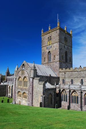 St David's Cathedral, Walesの写真素材