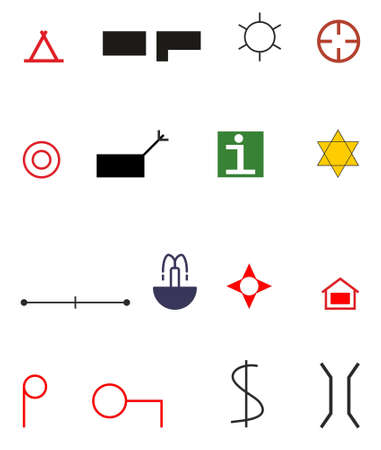 Map marksのイラスト素材