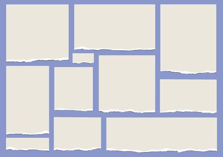 Torn paper pattern.のイラスト素材