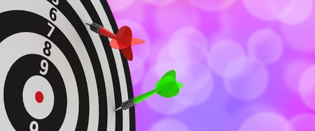 Two darts don't hit the target