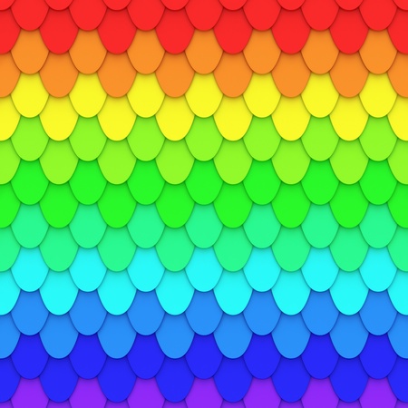 Rainbow tiled backgroundの写真素材
