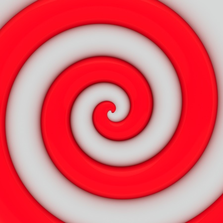 Abstract background of vibrant red spiral swirlの写真素材