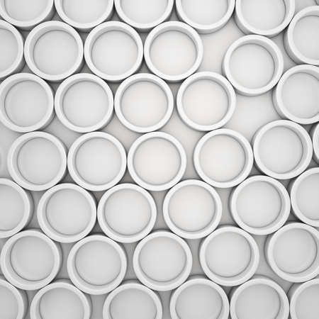 Abstract background from white circlesの写真素材