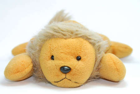 lion soft toyの写真素材