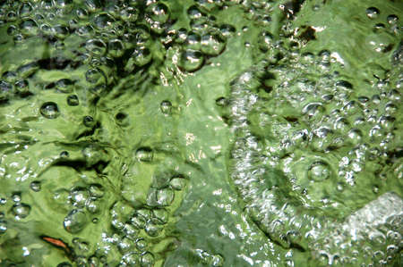turbulence of water formed by water jetsの写真素材