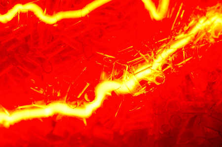 electrical path showing the easiest route in a mediaの写真素材