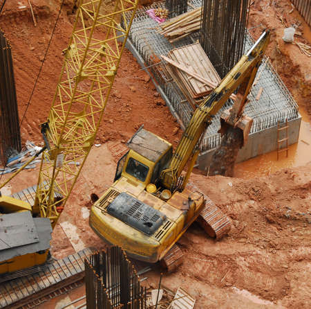 construction site in Kuala Lumpurの写真素材