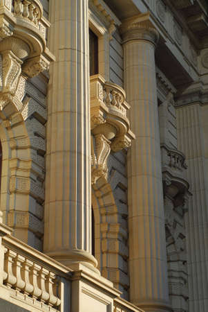 abstract of parliment house in Melbourne の写真素材