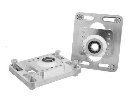 Camber plates drift aluminium race car tuning partsの写真素材