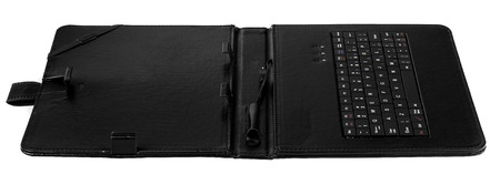 Case cover closed front for tablet on white background colorsの写真素材