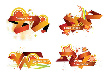 cool bannerのイラスト素材